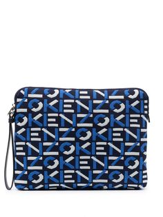Kenzo клатч Skuba с жаккардовым логотипом