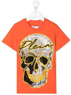 Philipp Plein футболка с короткими рукавами и декором Skull