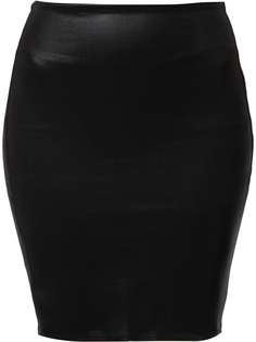 LAgence юбка-карандаш из искусственной кожи L'agence