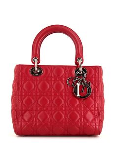 Christian Dior сумка-тоут Lady Dior Cannage pre-owned 2010-го года