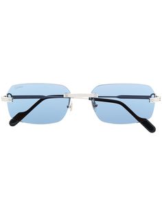 Cartier Eyewear солнцезащитные очки в квадратной оправе
