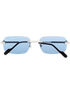 Cartier Eyewear солнцезащитные очки в квадратной оправе