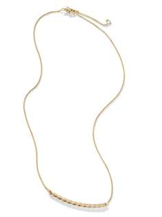 David Yurman колье Pavéflex из желтого золота