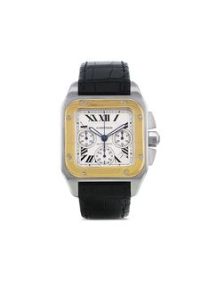 Cartier наручные часы Santos-100 pre-owned 41 мм 2010-х годов
