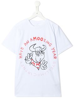 Stella McCartney Kids футболка с принтом Lunar New Year