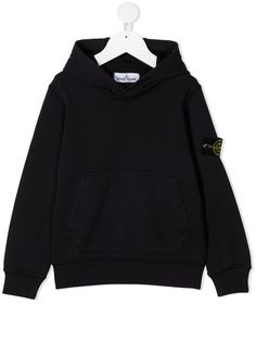 Stone Island Junior худи с нашивкой-логотипом