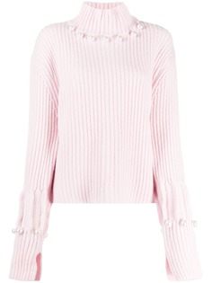 JW Anderson джемпер с декорированным воротником