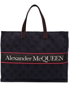 Alexander McQueen сумка-тоут East West Selvedge с логотипом