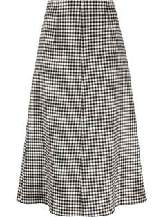 RED Valentino юбка в клетку гингем