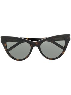 Saint Laurent Eyewear солнцезащитные очки в оправе кошачий глаз