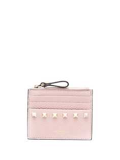 Valentino Garavani картхолдер Rockstud на молнии