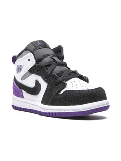 Jordan Kids кроссовки Air Jordan 1 Mid SE Purple Suede