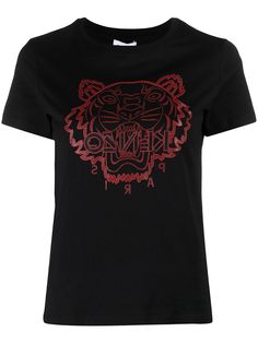 Kenzo футболка с принтом Tiger