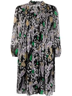 DVF Diane von Furstenberg платье миди с принтом