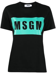 MSGM футболка с короткими рукавами и логотипом