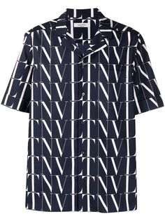 Valentino рубашка с логотипом VLTN