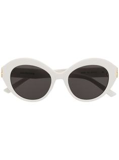 Balenciaga Eyewear солнцезащитные очки в круглой оправе с логотипом BB