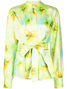 MSGM рубашка с принтом