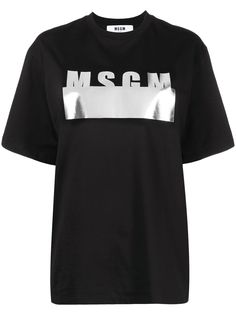 MSGM футболка с логотипом