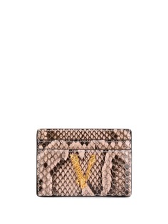 Versace картхолдер с металлической пряжкой