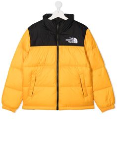 The North Face Kids пуховик в стиле колор-блок