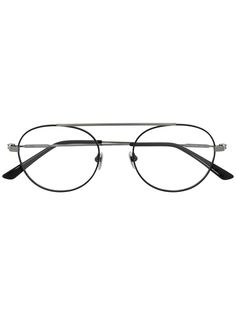 Calvin Klein очки в круглой оправе с логотипом