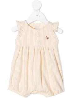 Ralph Lauren Kids короткий комбинезон Polo Pony в полоску