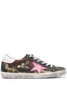 Golden Goose кеды Superstar с камуфляжным принтом