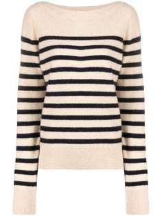 Vince кашемировый джемпер в полоску
