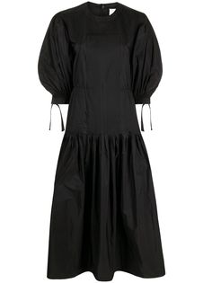 Jil Sander расклешенное платье макси