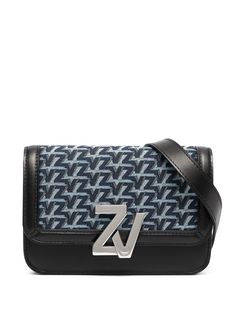 Zadig&Voltaire поясная сумка с монограммой