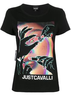 Just Cavalli футболка с графичным принтом