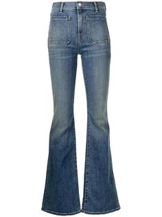 Veronica Beard расклешенные джинсы с завышенной талией