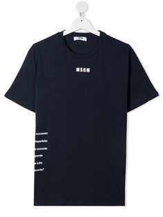 MSGM Kids футболка с графичным принтом