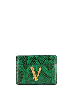 Versace картхолдер с металлической пряжкой