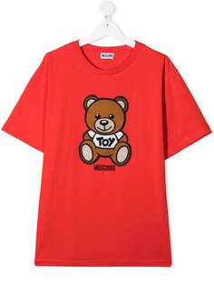Moschino Kids футболка Teddy Bear