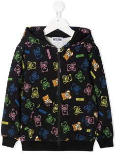 Moschino Kids худи с принтом