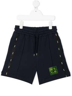 MSGM Kids шорты с логотипом