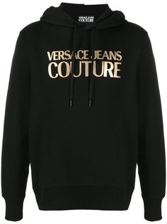 Versace Jeans Couture худи с кулиской и логотипом