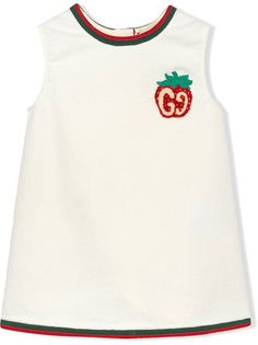 Gucci Kids платье с принтом Gucci Strawberry