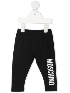 Moschino Kids легинсы с логотипом