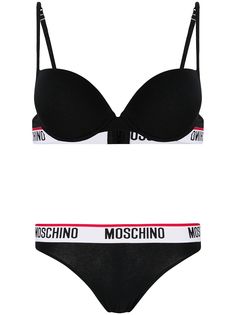 Moschino бюстгальтер с логотипом