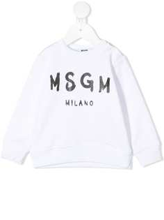 MSGM Kids толстовка с логотипом