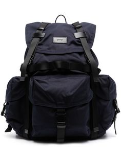 Juun.J рюкзак с пряжками и нашивкой-логотипом