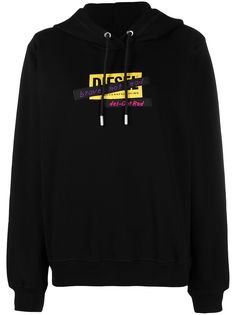 Diesel худи F-Ang-HOOD-R20 с вышивкой