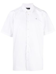 Raf Simons рубашка с короткими рукавами и вышитым логотипом