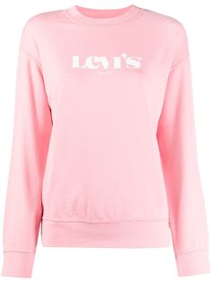 Levis толстовка с круглым вырезом и логотипом