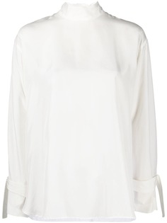 Jejia блузка с высоким воротником и длинными рукавами