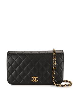 Chanel Pre-Owned стеганая сумка на плечо 1998-го года