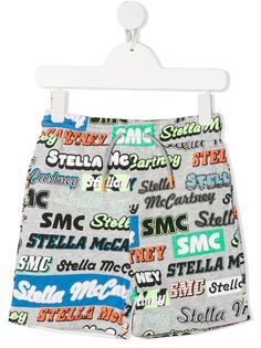 Stella McCartney Kids шорты с логотипом